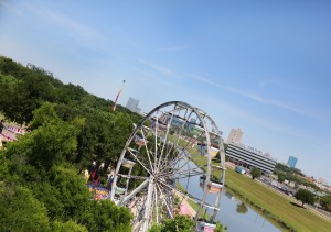 a group of people in a field
