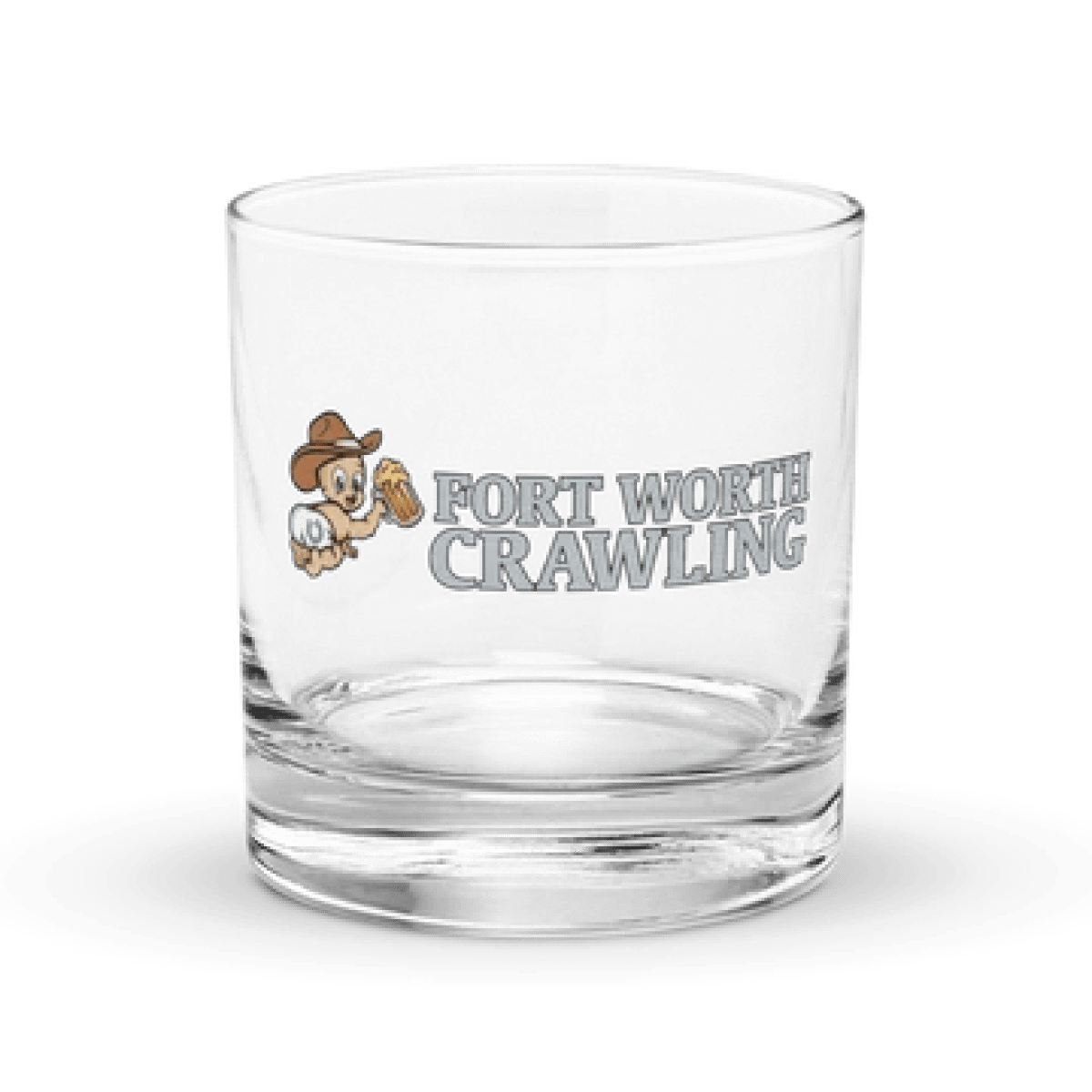 a glass mug on a table